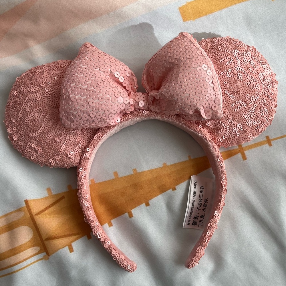 Millennial Pink Disney Parks Minnie Mouse Ear Hesdband